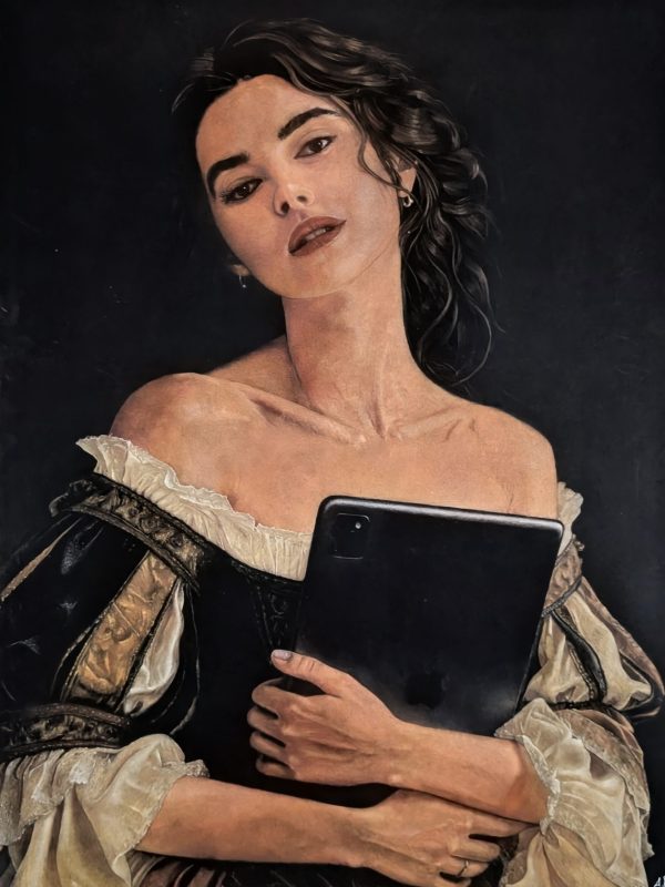 Dama con l iPad
